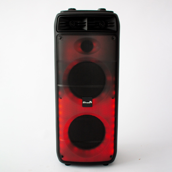 Беспроводная портативная bluetooth колонка Eltronic FIRE BOX 400 Watts арт. 20-31 с беспроводным микрофоном, LED-подсветкой и RGB светомузыкой, пультом дистанционного управления